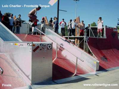 Loic Charlier en frontside Torque