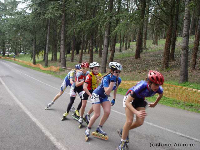 Dans la côte du championnat de France Grand Fond