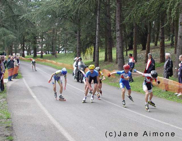 Le championnat de France Grand Fond 2004 avec les minimes garçons