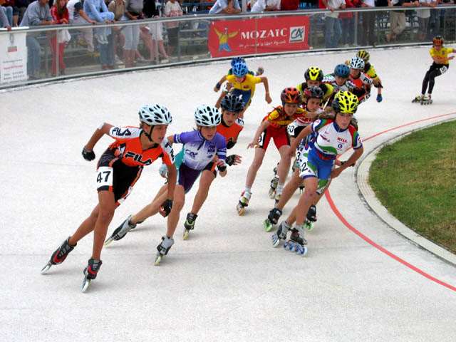 Championnat de France de roller course sur piste 2004 à Valence d&rsquo;Agen (82)