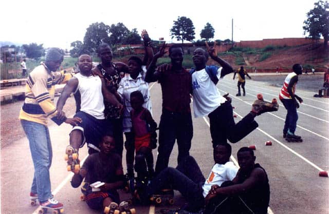 Les patineurs de Yaoundé