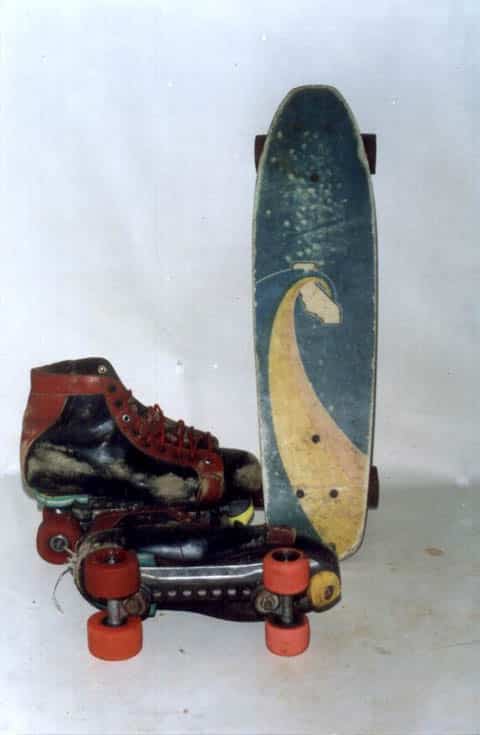 Roller et skateboard