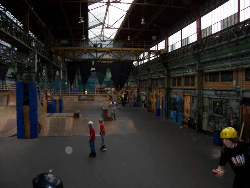 Vue générale du skatepark