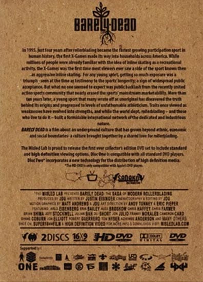 4e de couverture du DVD Barely Dead