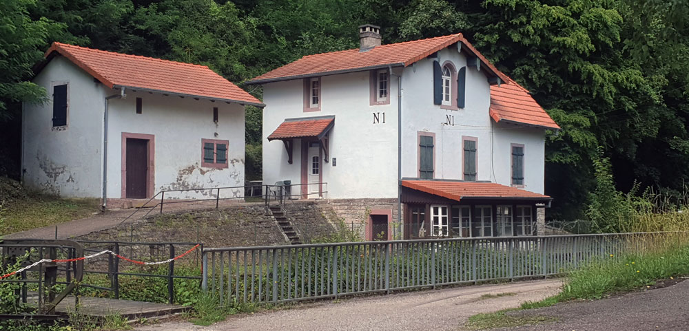 L'écluse n°1 à proximité d'Arzviller