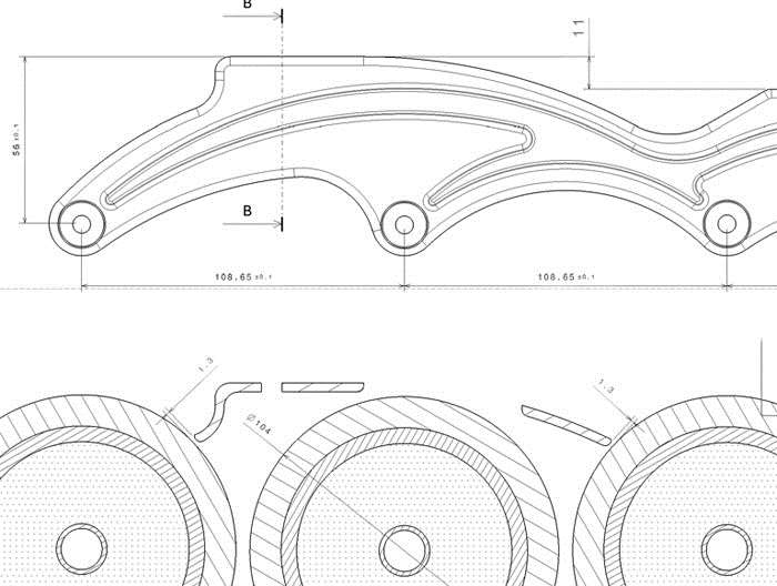 Platine carbone EOSkates Diabolo 4