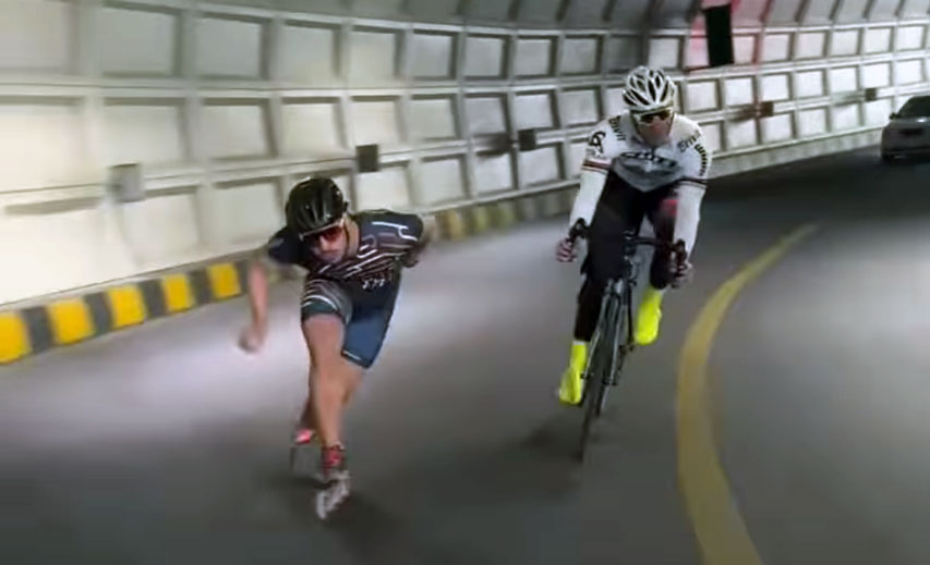 Conseils pour s’entraîner en roller derrière les cyclistes