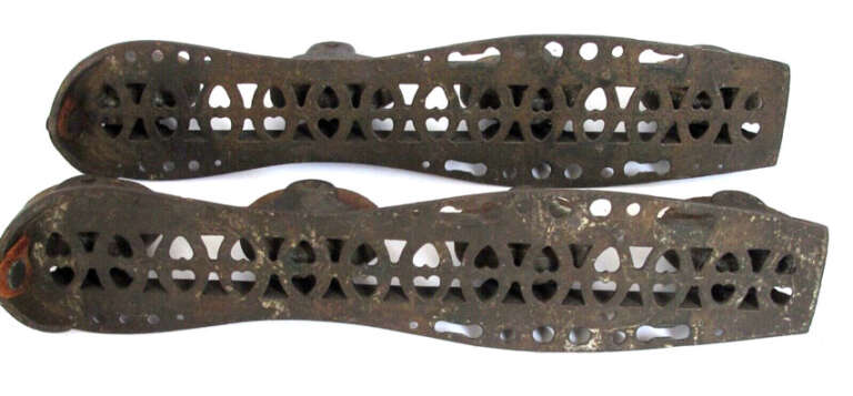 Anciens Patins à Roulettes – Vintage Roller Quad – Paire D'époque En état Correct