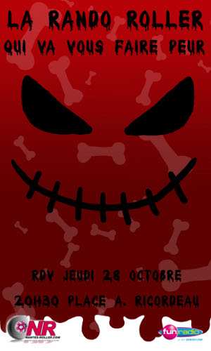 Randonnée roller spéciale Halloween 2010 à Nantes (44)