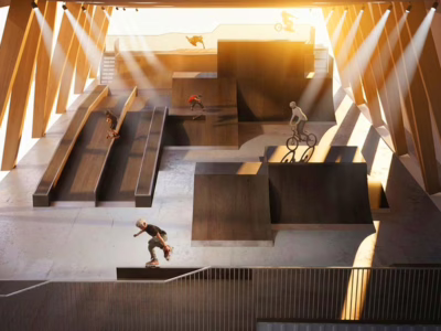 Le skatepark de Paris Bercy (75)