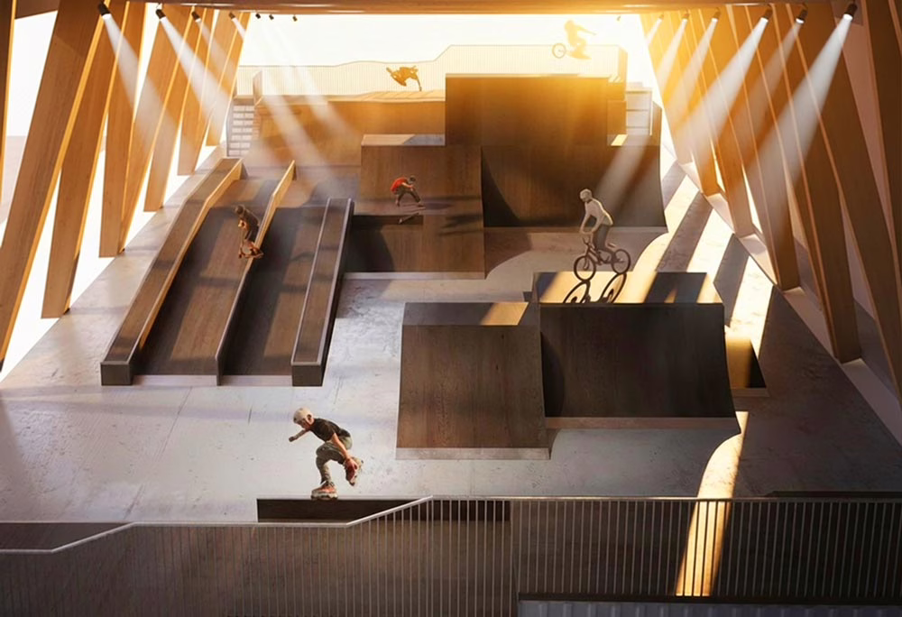 Le skatepark de Paris Bercy (75)