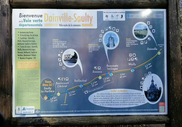 La voie verte Saulty – Dainville (62)