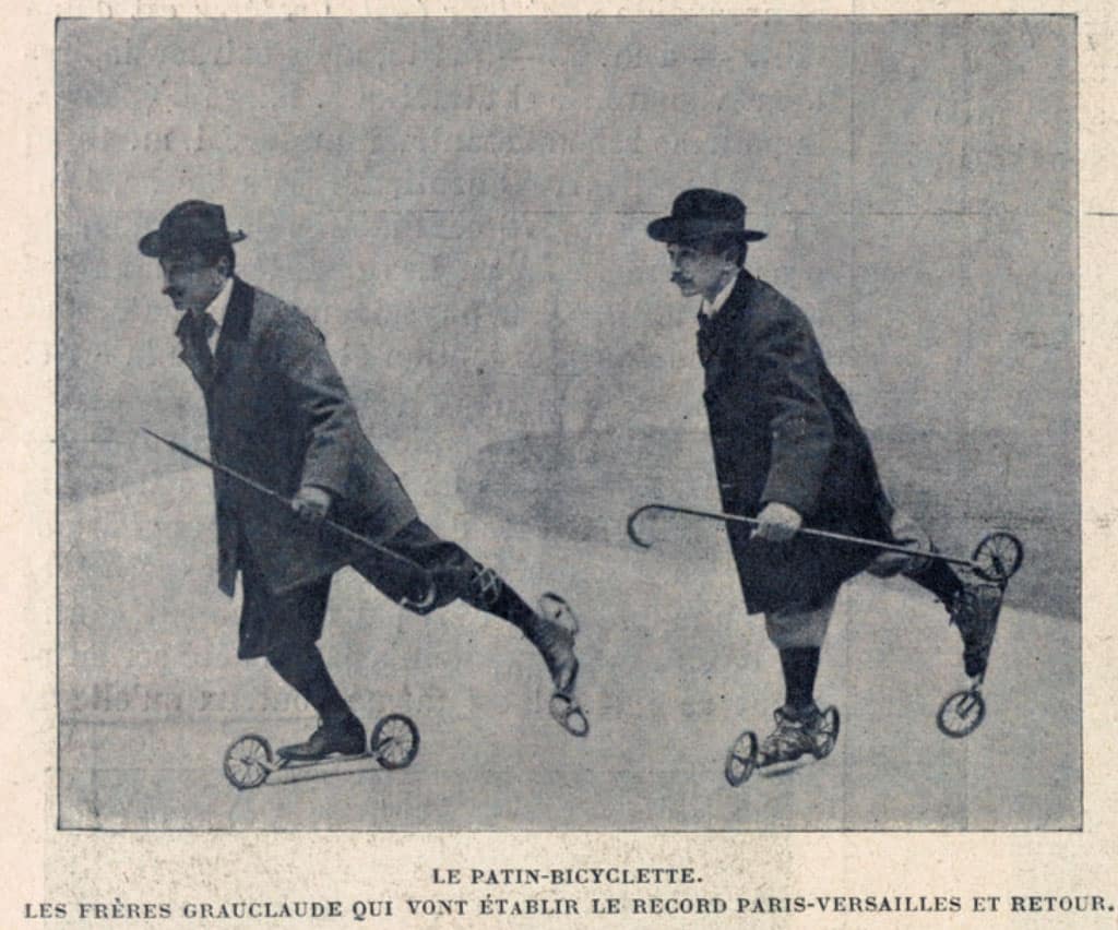 Les frères Grauclaude réalisent l'aller-retour entre Paris et Versailles en 1898