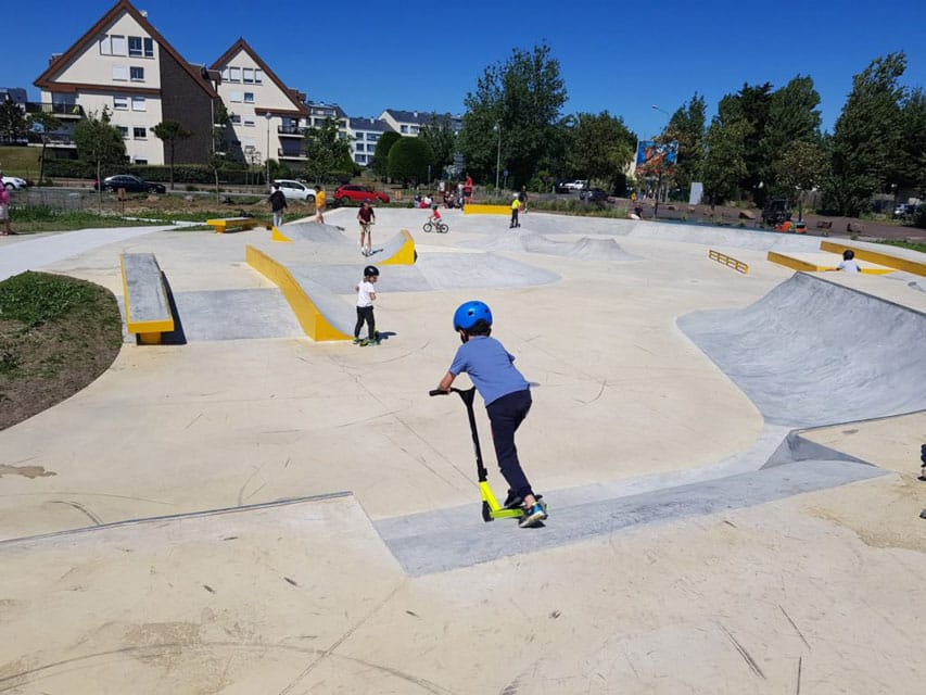 Le skatepark de Courseulles-sur-Mer (Photo : Mairie)