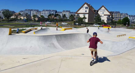 Le skatepark de Courseulles-sur-Mer (Photo : Mairie)