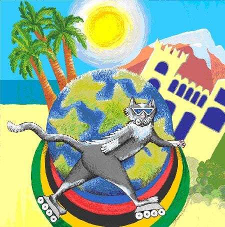 Logo du Championnat du Monde de roller course 2012