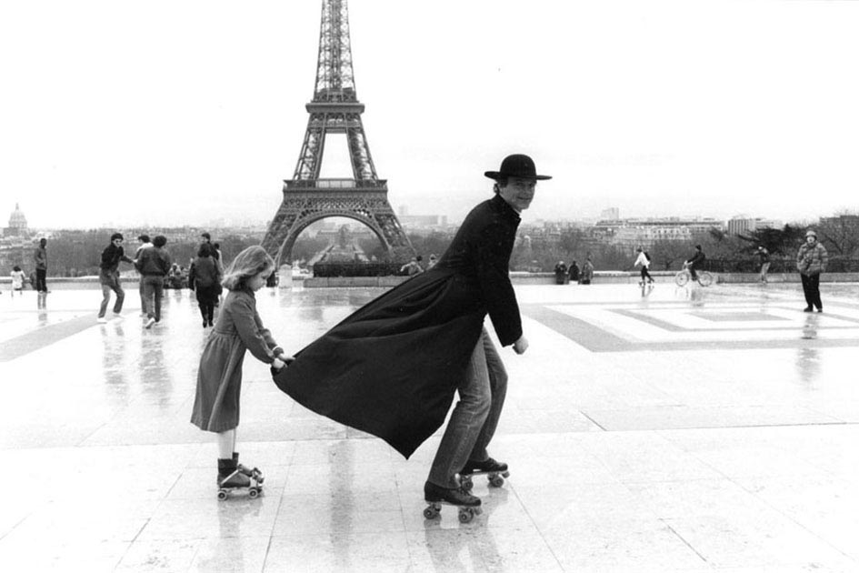 Terence Hill au Trocadéro en 1984 (collection Sam Nieswizski)
