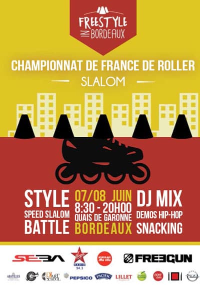 Championnat de France de Roller Slalom 2014 à Bordeaux (33)