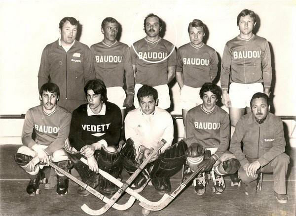 Equipe de l'US Coutras RH en 1977