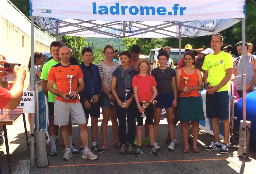 Le podium du Chrono des Limouches 2016