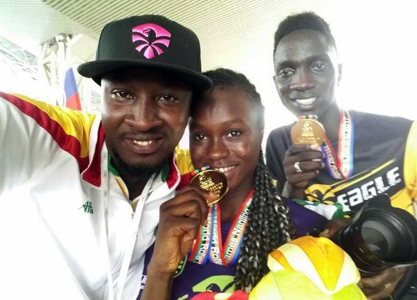 2017 world roller games podium hauteur pure senegal