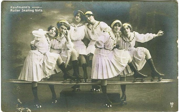 Kaufmann Roller Skating Girls