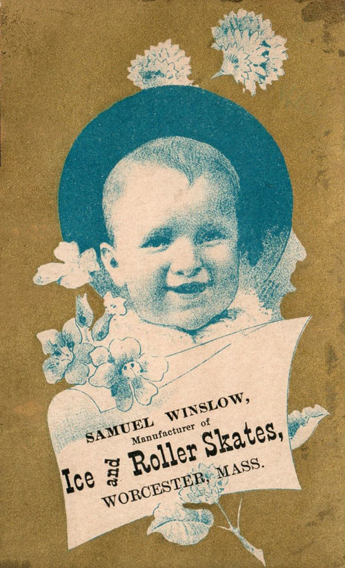 Publicité pour des patins Winslow