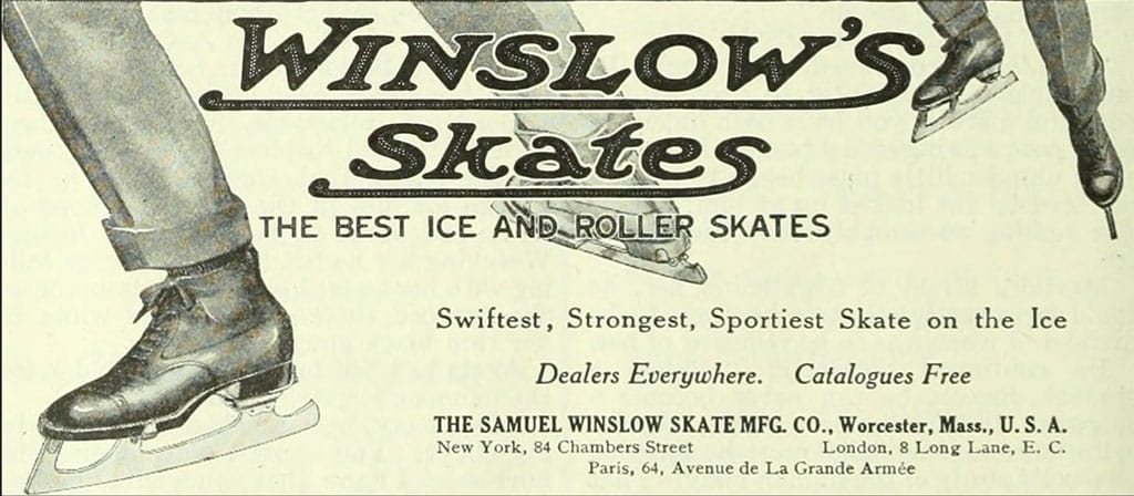 Publicité Winslow Skate Manufacturing