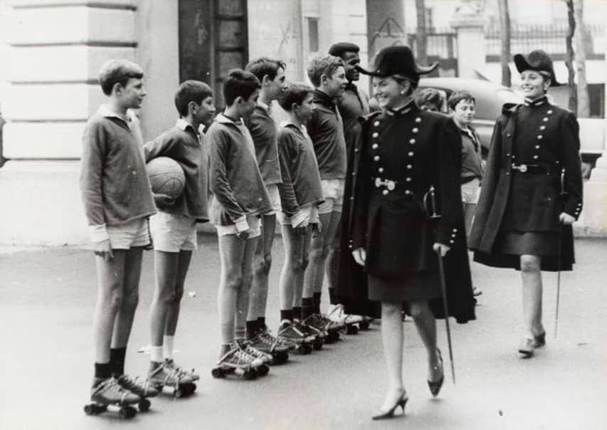 Les Carnot Roller Skaters à Polytechnique en 1968