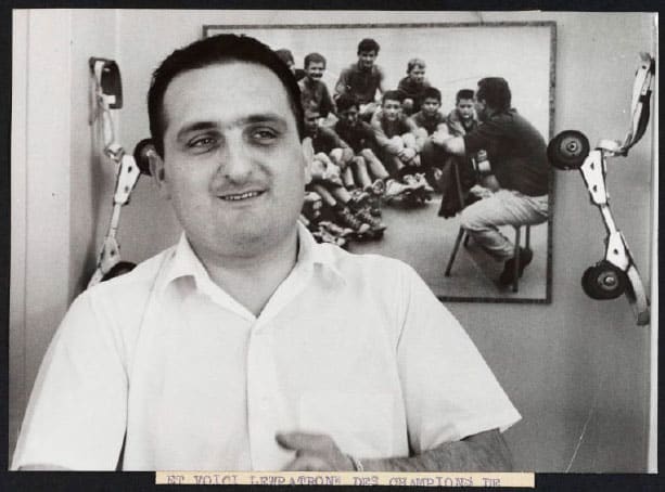 Joël Weiss, président des Carnot Roller Skaters (1963)