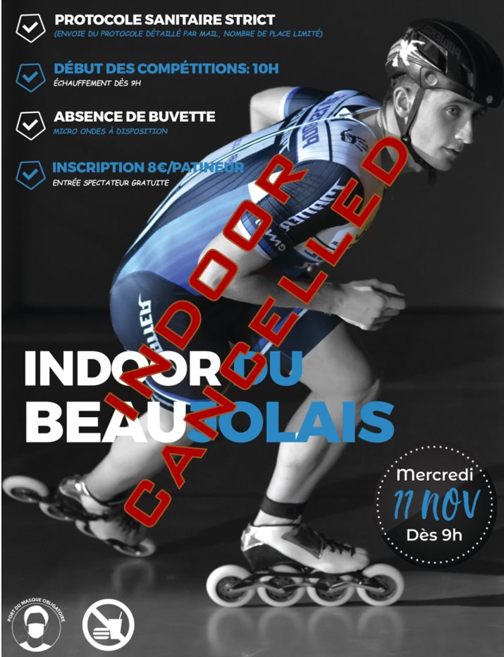 Affiche de l'Indoor du Beaujolais 2020