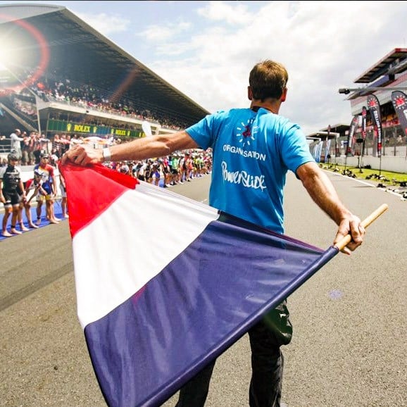 Départ des 24 Heures du Mans Roller