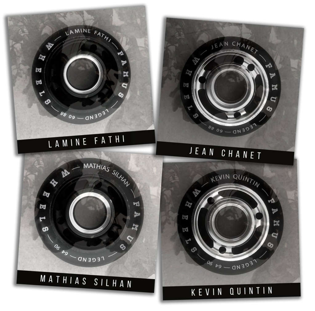 Pro-modèles de roues roller street Famus Wheels