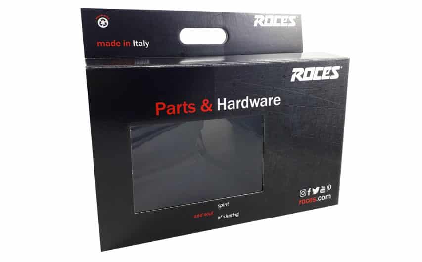 Emballage des chaussons de roller street Roces Liner RL1