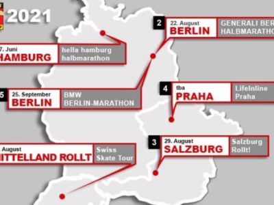 German Inline Cup 2021 : le semi-marathon de Berlin et le Mittelland aux mêmes dates