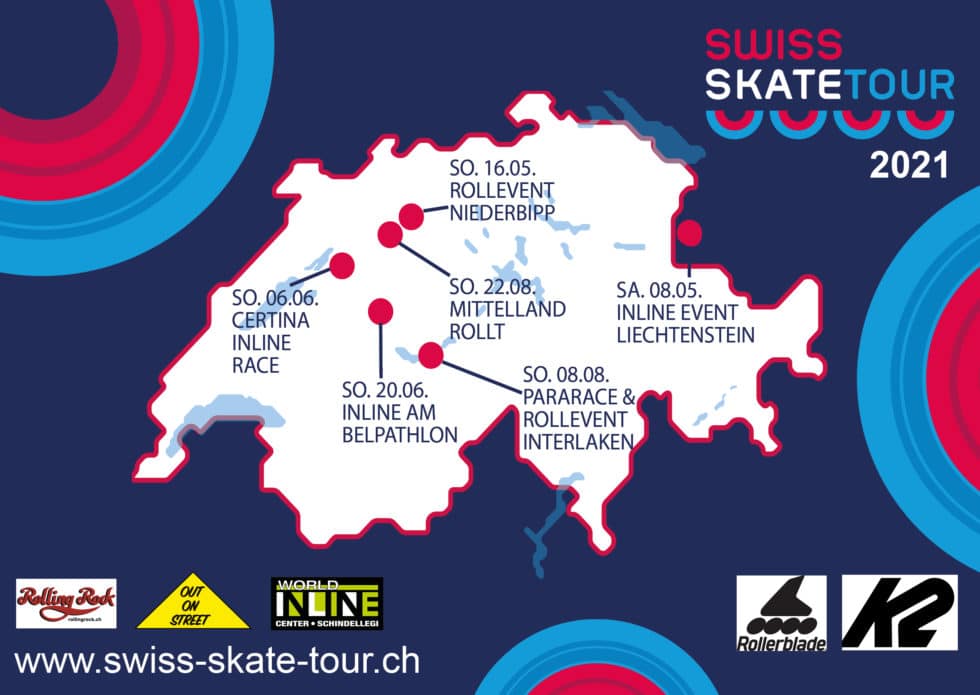 Calendrier du Swiss Skate Tour 2021