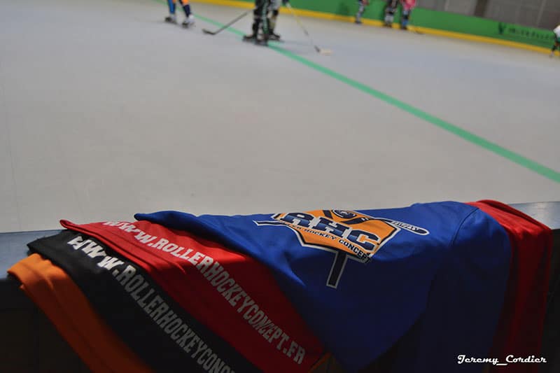 Maillot de roller hockey avec Séance d'entraînement de roller hockey avec Jérémy Defossez