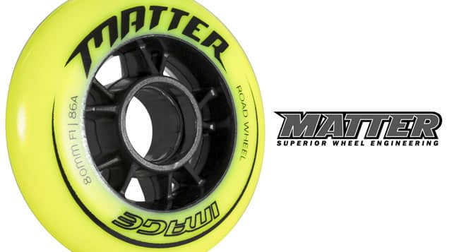Test de la roue roller Matter Image F1 80 mm 