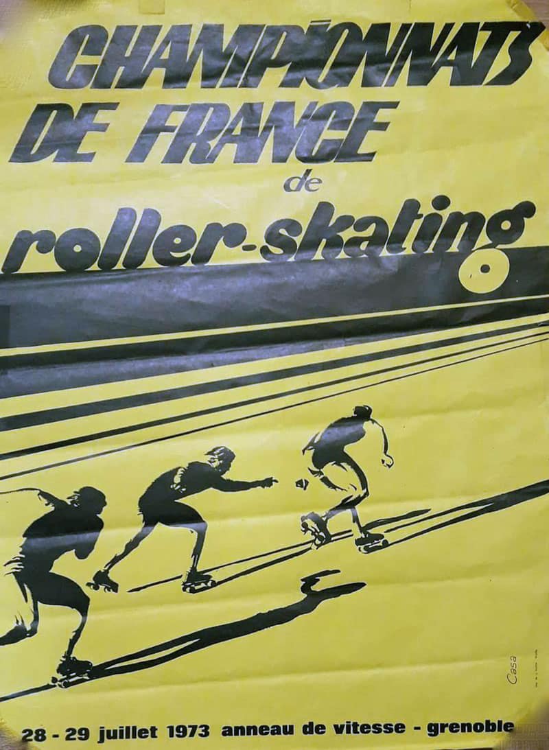 Championnat de France de roller-skating 1973 à Grenoble (38)