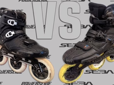 Comparatif de deux montages Powerslide HC Evo et Seba High Light Carbon 3×110 mm