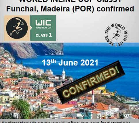 La World Inline Cup de Funchal 2021 aura bien lieu (Portugal)