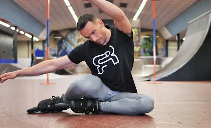 Florian Petitcollin en déhanché