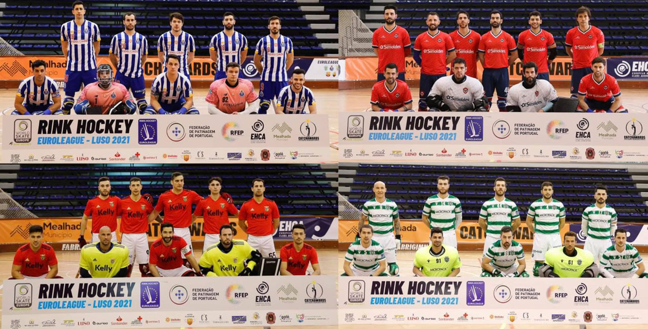 Equipes du Final Four Euroligue de rink hockey 2021
