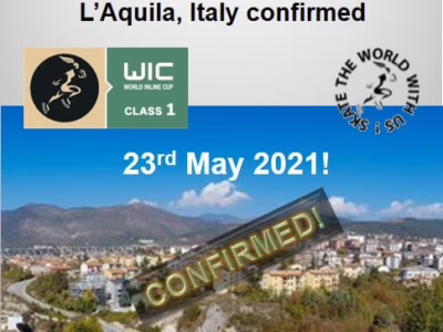 La World Inline Cup 2021 débutera à l&rsquo;Aquila (Italie)