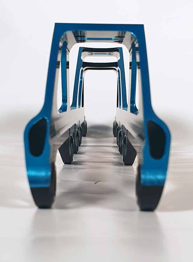 Châssis Cadomotus Dualbox 6-TR vue de face avec ses doubles vides