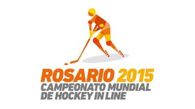 Logo du championnat du monde de roller hockey 2015 à Rosario (Argentine)
