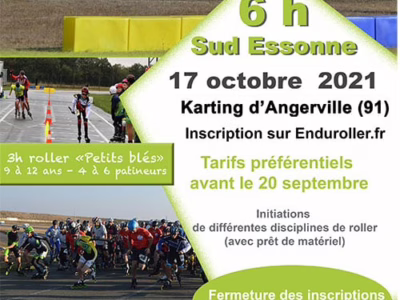 6 Heures roller Sud Essonne 2021
