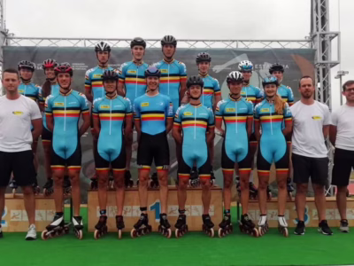 L&rsquo;équipe de Belgique de roller course 2021