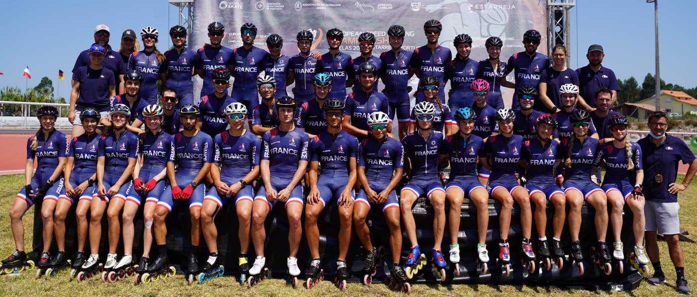 L’équipe de France en lice au Championnat d’Europe de roller course 2021
