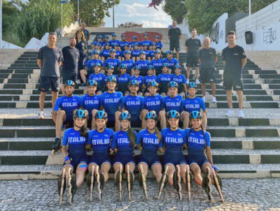 Equipe d'Italie de roller course pour l'Euro 2021